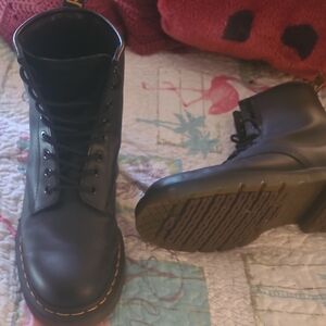 Dr. Martens Black Leather Boots